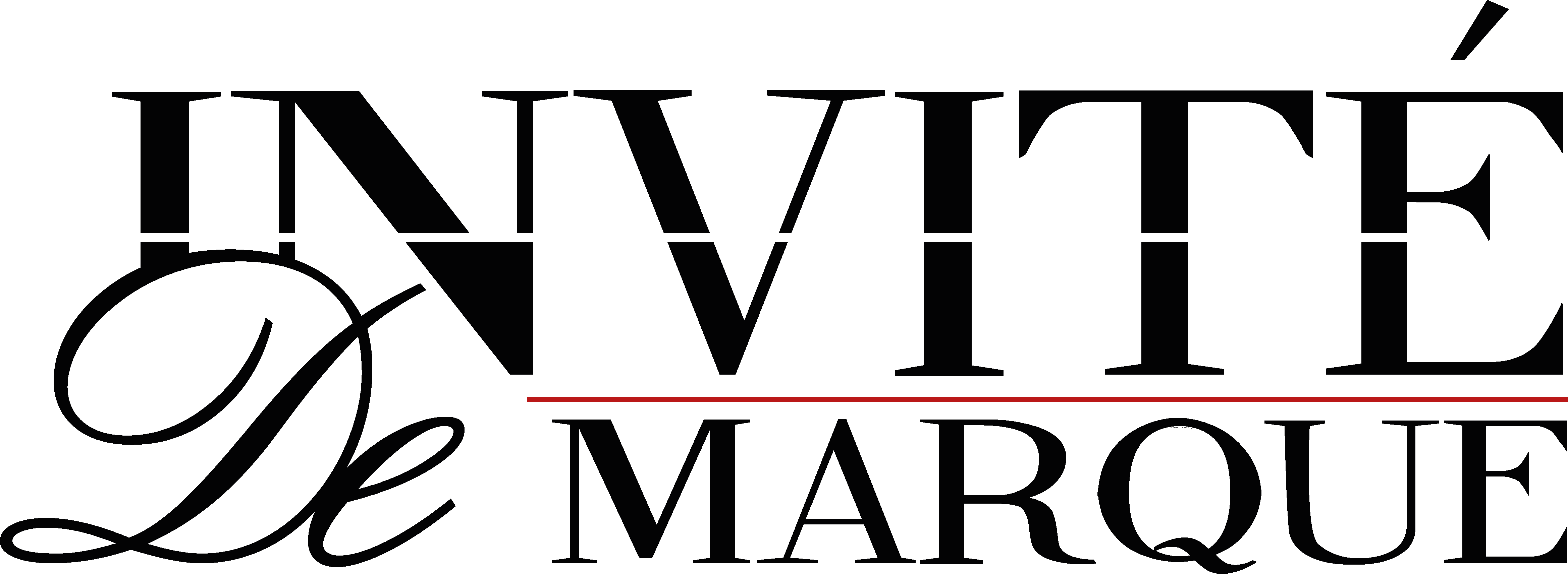 Logo de l'agence Invité de marque, spécialisée en conciergerie privée, services d'escorting haut de gamme et tours guidés premium, offrant des expériences exclusives et personnalisées.